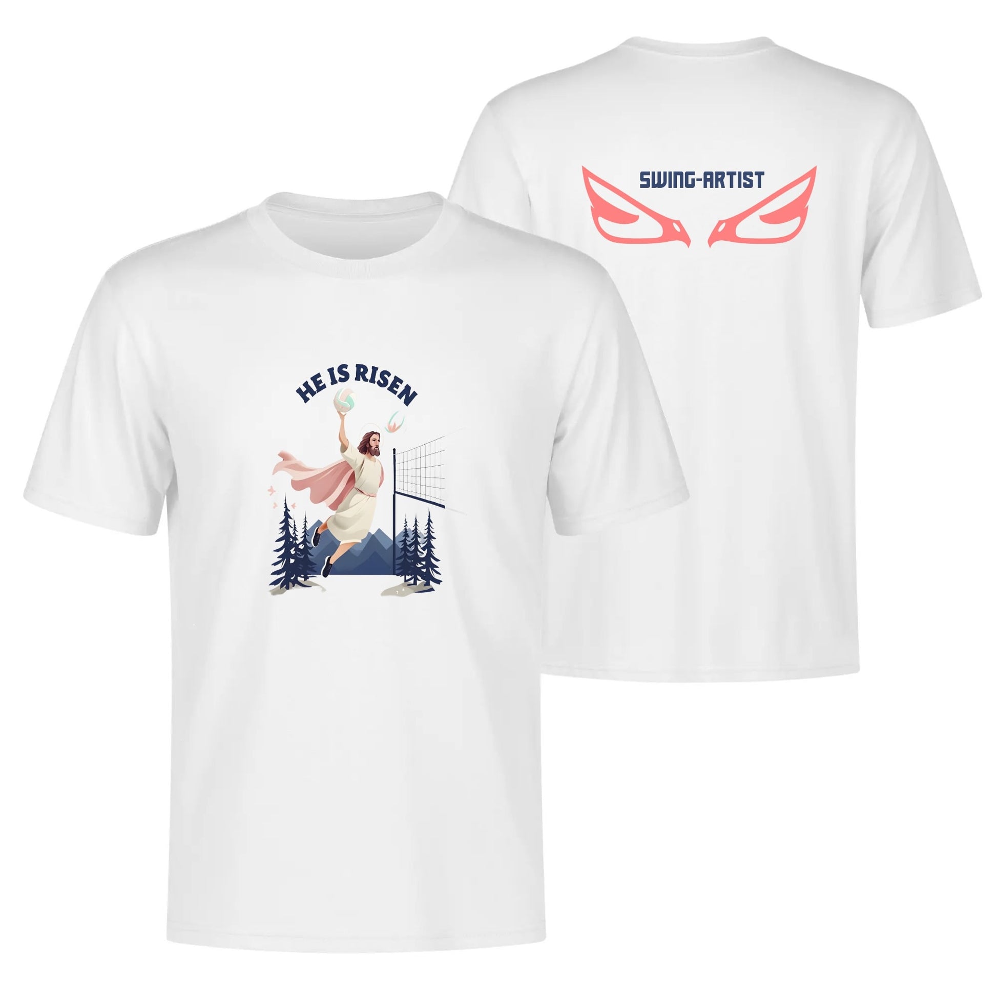 Swing-artist, He is Risen Volleyball T Shirt