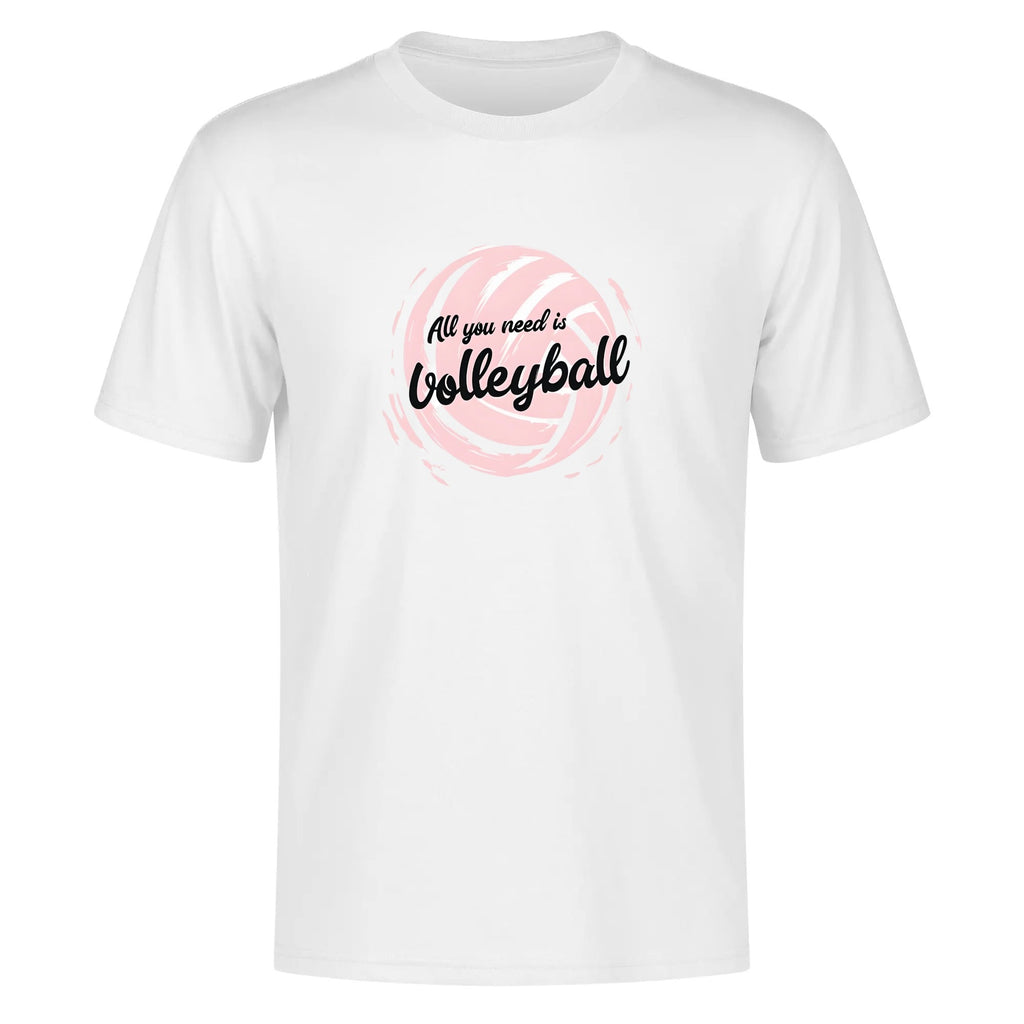 Swing Artist Volleyball Love T-Shirt: Unisex Comfortable Fit for Players & Fans