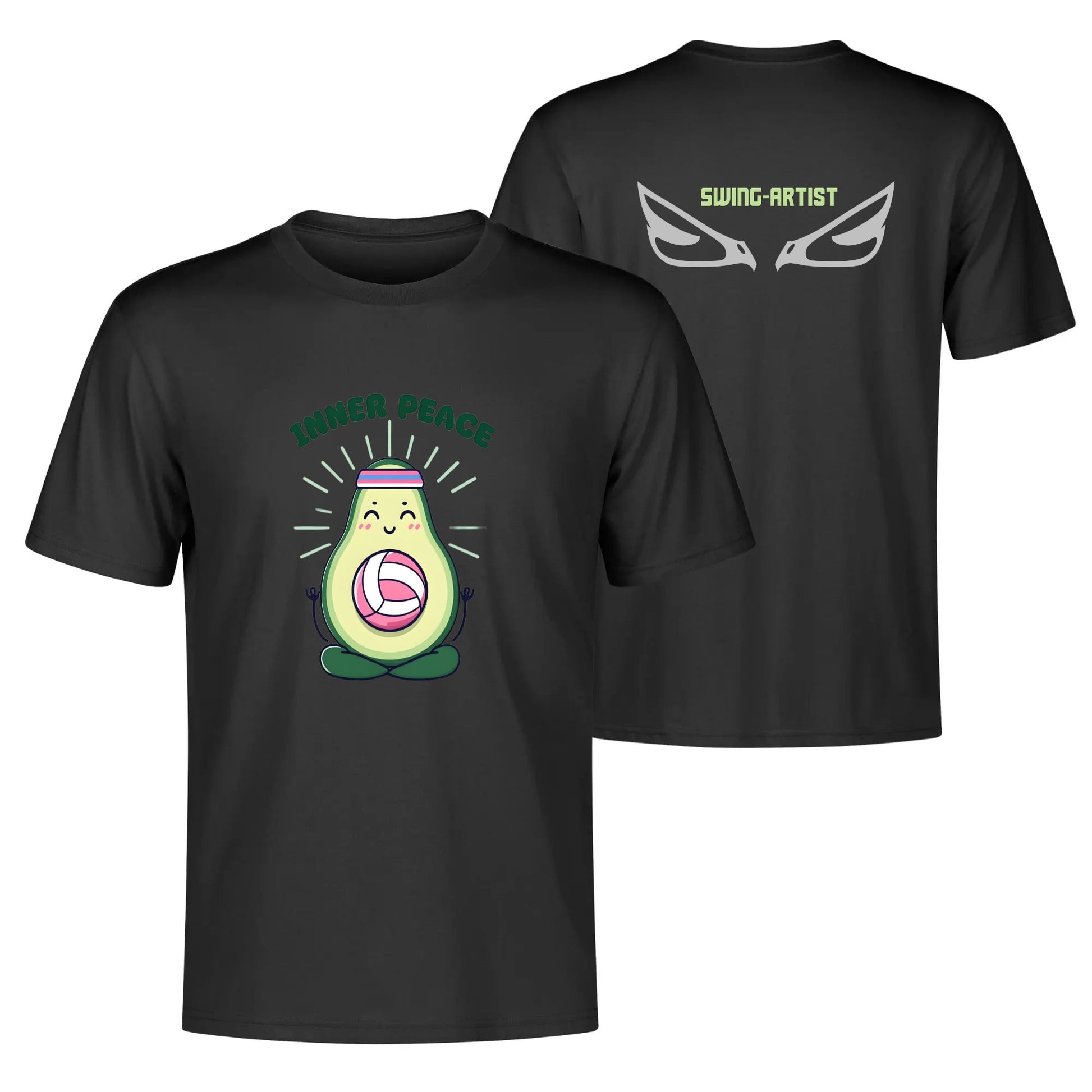 Wear Your Passion: Swing-artist Volleyball T-Shirt - A Lifestyle Choice for Peaceful Play