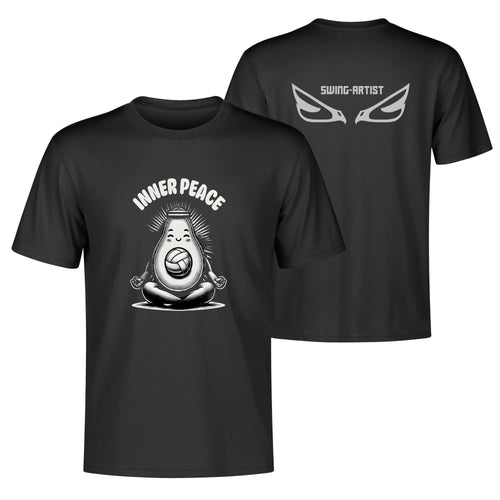 Swing Artist & Volleyball Lovers Peaceful T-Shirt - Inner Harmony in Sport