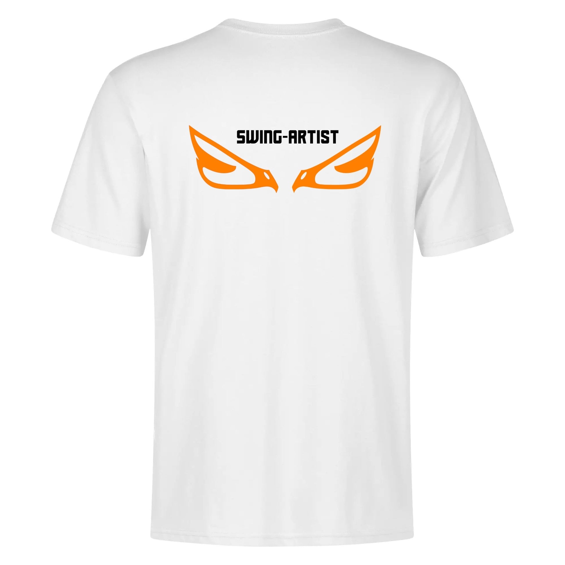 Swing Artist Pop Culture: Black Cat & Orange Volleyball Graphic Tee