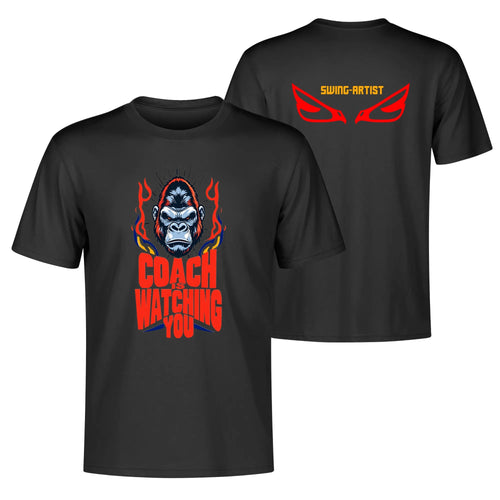 Coachs Eye on You: Swing Artists Vintage Gorilla Volleyball T-Shirt
